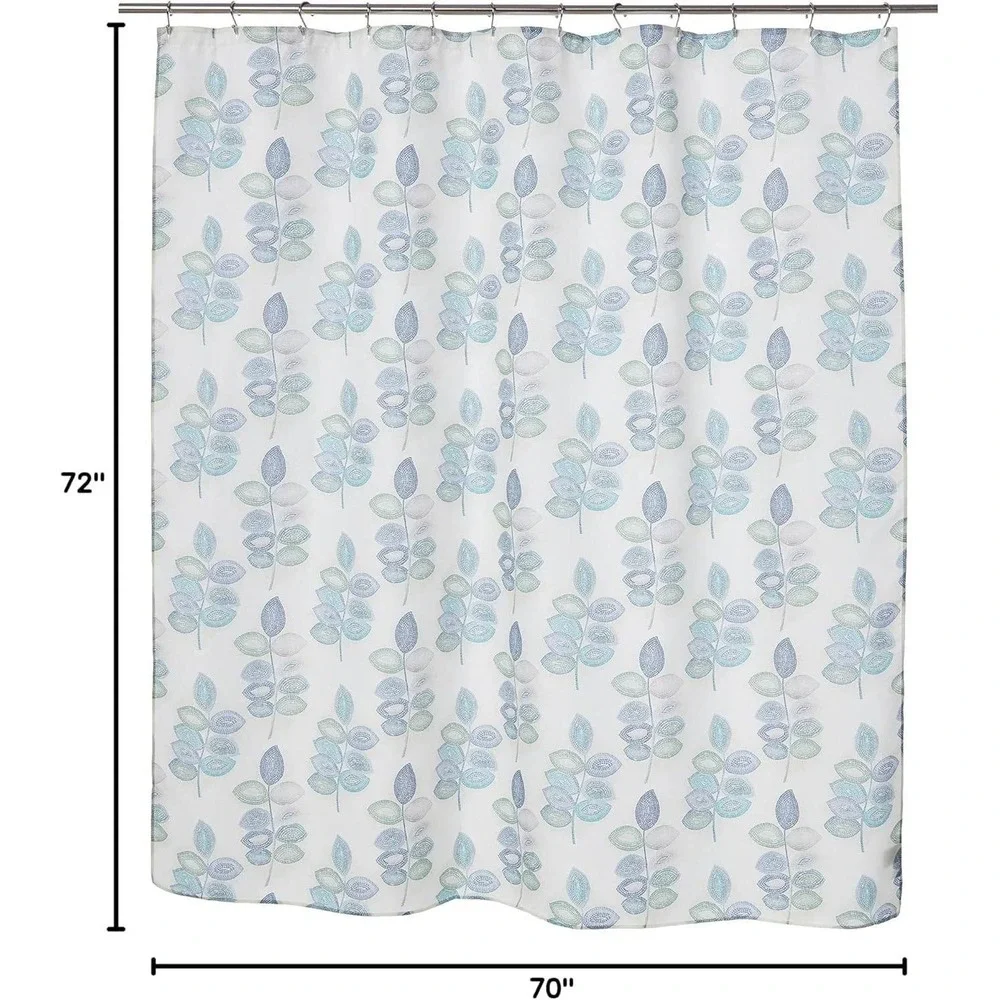 CROSCILL Mosaic Leaves Spa Cream & Blue Colors 70